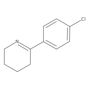 6-(4-Chlorophenyl)-2,3,4,5-tetrahydropyridine结构式