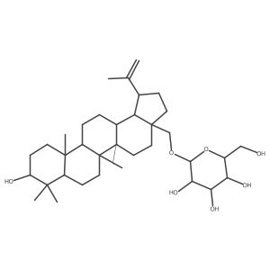 Betulin-28-yl beta-glucopyranoside结构式