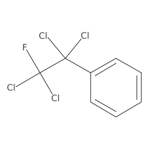 Benzene, (1,1,2,2-tetrachloro-2-fluoroethyl)- Structure