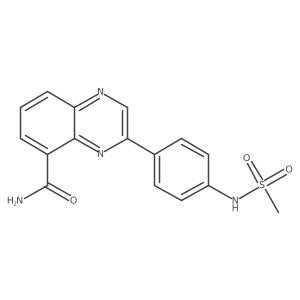 5-Quinoxalinecarboxamide,3-[4-[(methylsulfonyl)amino]phenyl]- Structure