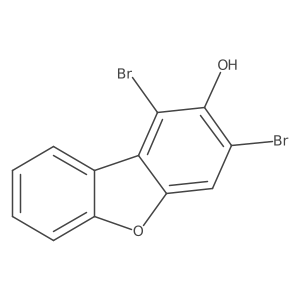 1,3-Dibromodibenzofuran-2-ol结构式