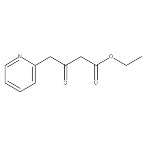 beta-Oxo-2-pyridinebutanoic acid ethyl ester Structure