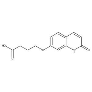 Butanoic acid, 4-((1,2-dihydro-2-oxo-7-quinolinyl)oxy)-结构式