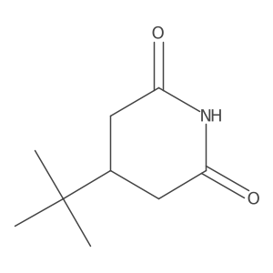 4-Tert-butylpiperidine-2,6-dione Structure