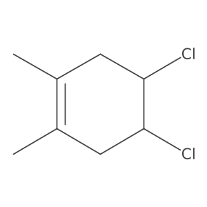 Cyclohexene, 4,5-dichloro-1,2-dimethyl-, trans- Structure