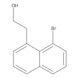 8-Bromo-1-naphthaleneethanol Structure