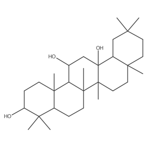 Oleanane-3,11,13-triol, (3I(2),11I+/-)- Structure