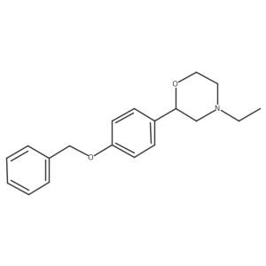 (2R)-2-[4-(Benzyloxy)phenyl]-4-ethylmorpholine Structure