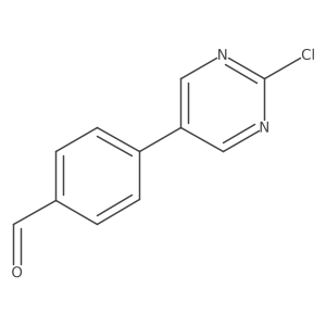 4-(2-Chloropyrimidin-5-yl)-benzaldehyde结构式
