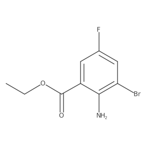 Ethyl 2-amino-3-bromo-5-fluorobenzoate Structure