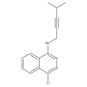 N'-(4-chlorophthalazin-1-yl)-N,N-dimethylprop-1-yne-1,3-diamine Structure
