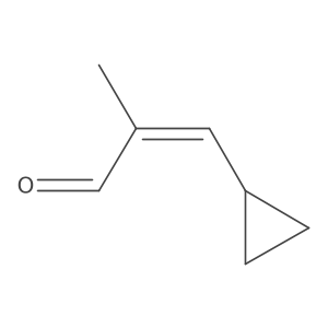 2-Propenal, 3-cyclopropyl-2-methyl-, (E)- Structure
