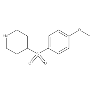 4-(4-Methoxy-benzenesulfonyl)-piperidine结构式