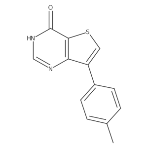 7-(4-methylphenyl)-3H,4H-thieno[3,2-d]pyrimidin-4-one结构式