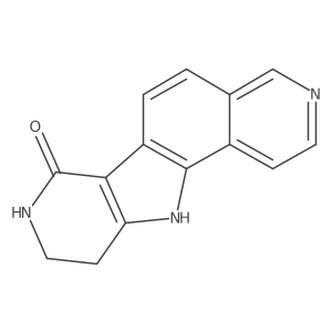 8,9,10,11-Tetrahydro-3,8,11-triaza-benzo[a]fluoren-7-one结构式