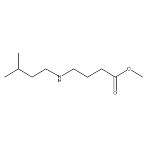 Methyl 4-[(3-methylbutyl)amino]butanoate Structure