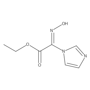 Ethyl 2-hydroxyimino-2-imidazol-1-ylacetate结构式