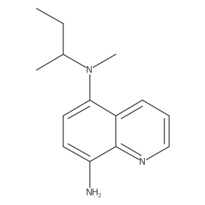 N5-Methyl-N5-(1-methylpropyl)-5,8-quinolinediamine Structure