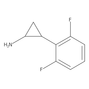 2-(2,6-Difluorophenyl)cyclopropan-1-amine Structure