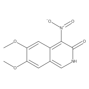 6,7-dimethoxy-4-nitro-2H-isoquinolin-3-one Structure