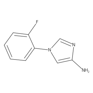 1-(2-Fluorophenyl)-1H-imidazol-4-amine Structure