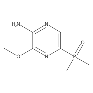 5-(Dimethylphosphoryl)-3-methoxypyrazin-2-amine Structure