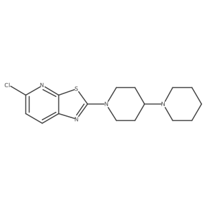 2-(1,4''-Bipiperidin-1''-yl)-5-chlorothiazolo[5,4-b]pyridine Structure