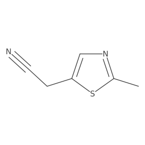 2-(2-Methyl-1,3-thiazol-5-yl)acetonitrile Structure