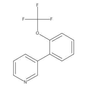 3-(2-(Trifluoromethoxy)phenyl)pyridine Structure