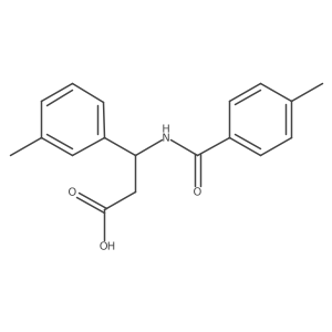 3-Methyl-I(2)-[(4-methylbenzoyl)amino]benzenepropanoic acid Structure