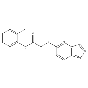 N-(2-fluorophenyl)-2-([1,2,4]triazolo[4,3-b]pyridazin-6-ylsulfanyl)acetamide Structure