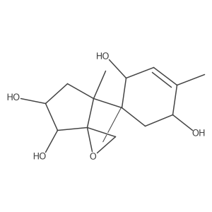 7-(2,5-Dihydroxy-1,4-dimethyl-3-cyclohexen-1-yl)-7-methyl-1-oxaspiro(2.4)heptane-4,5-diol, (3R-(3alpha,4alpha,5alpha,7alpha(1R*,2S*,5S*)))- Structure