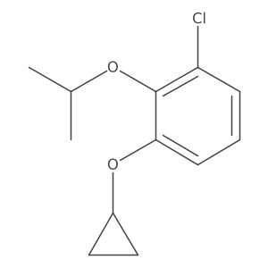 1-Chloro-3-cyclopropoxy-2-isopropoxybenzene结构式
