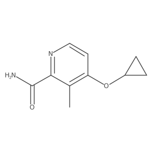 4-Cyclopropoxy-3-methylpicolinamide Structure