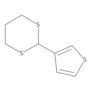 2-(3-Thienyl)-1,3-dithiane Structure