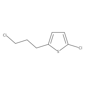 2-Chloro-5-(3-chloropropyl)thiophene结构式