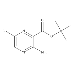 Tert-butyl 3-amino-6-chloropyrazine-2-carboxylate Structure