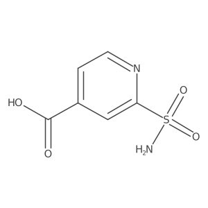 2-Sulfamoylpyridine-4-carboxylic acid结构式