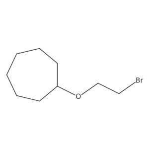 (2-Bromoethoxy)cycloheptane结构式