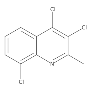 3,4,8-Trichloro-2-methylquinoline结构式