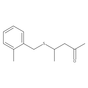 4-((2-Methylbenzyl)thio)pentan-2-one Structure