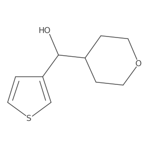 (tetrahydro-2H-pyran-4-yl)(thiophen-3-yl)methanol Structure