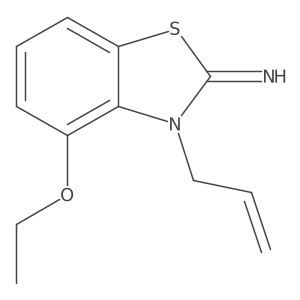 4-Ethoxy-3-(prop-2-en-1-yl)-2,3-dihydro-1,3-benzothiazol-2-imine Structure