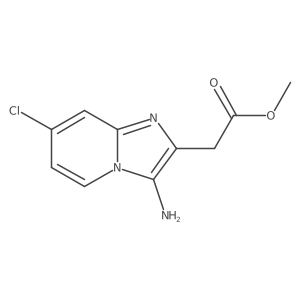 Methyl2-(3-amino-7-chloroimidazo[1,2-a]pyridin-2-yl)acetate Structure