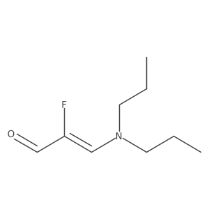 3-(Dipropylamino)-2-fluoro-2-propenal Structure