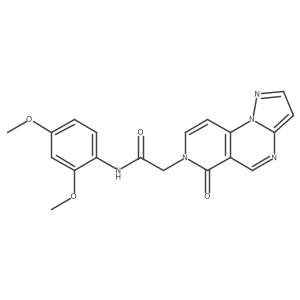 N-(2,4-dimethoxyphenyl)-2-(6-oxopyrazolo[1,5-a]pyrido[3,4-e]pyrimidin-7(6H)-yl)acetamide Structure