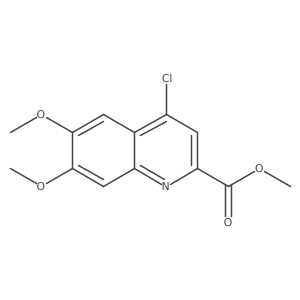 Methyl 4-chloro-6,7-dimethoxyquinoline-2-carboxylate Structure