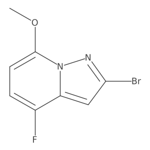 Pyrazolo[1,5-a]pyridine, 2-bromo-4-fluoro-7-methoxy- Structure
