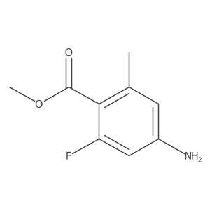 Methyl4-amino-2-fluoro-6-methylbenzoate结构式