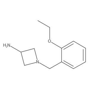 1-[(2-Ethoxyphenyl)methyl]azetidin-3-amine Structure
